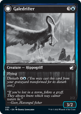 Galedrifter // Waildrifter [Innistrad: Double Feature] Foil