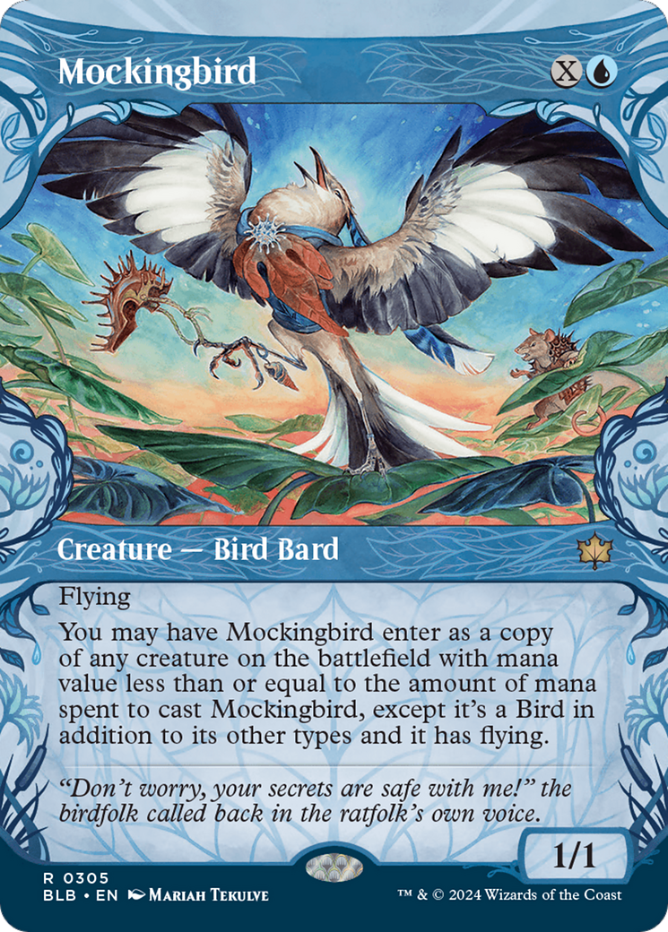 Mockingbird (Showcase) [Bloomburrow] | Silver Goblin
