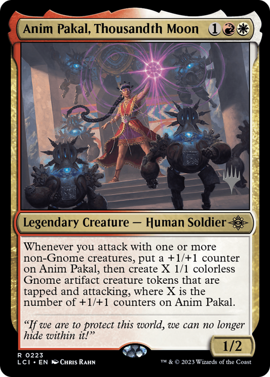 Anim Pakal, Thousandth Moon (Promo Pack) [The Lost Caverns of Ixalan Promos] Foil