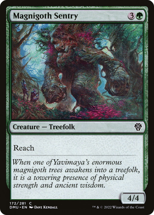 Magnigoth Sentry [Dominaria United] Foil