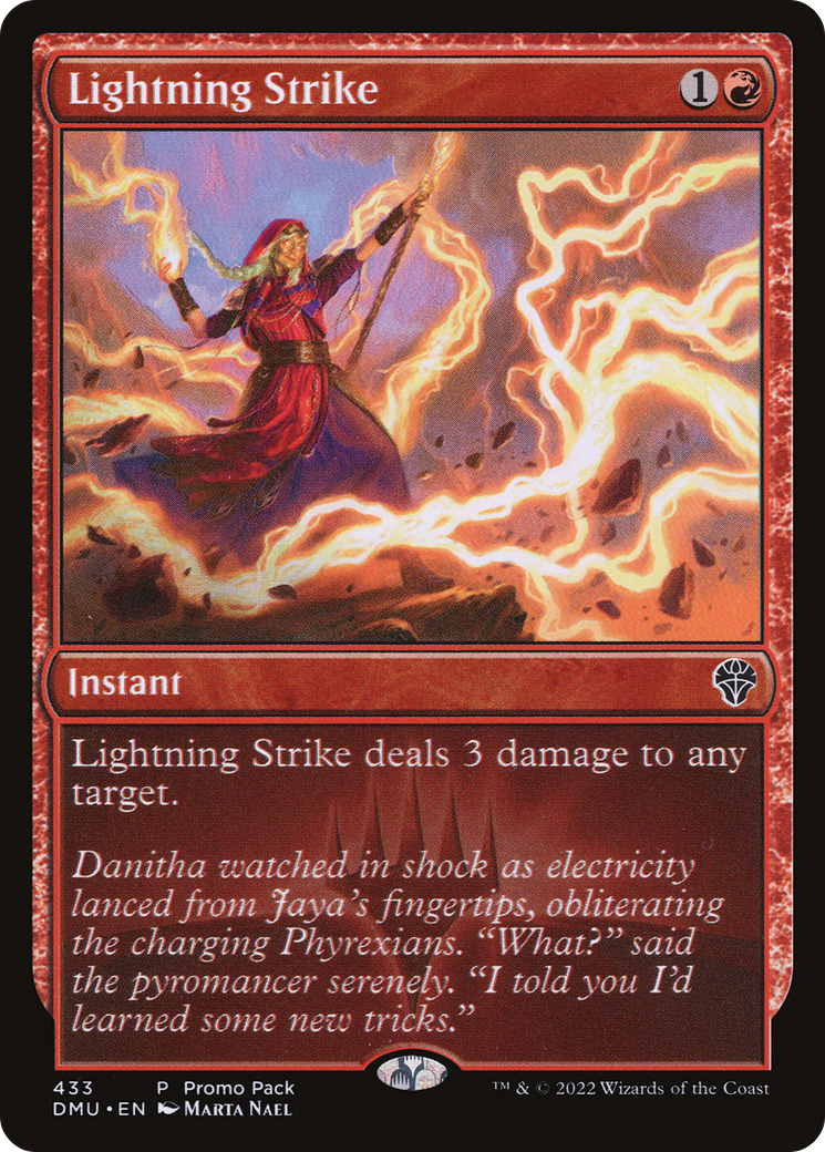 Lightning Strike (Promo Pack) [Dominaria United Promos] | Silver Goblin