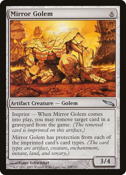 Mirror Golem [Mirrodin] Foil