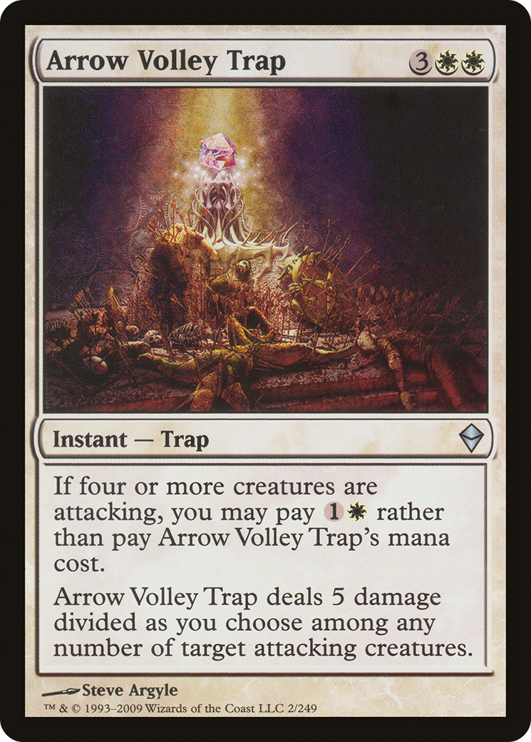 Arrow Volley Trap [Zendikar] Foil