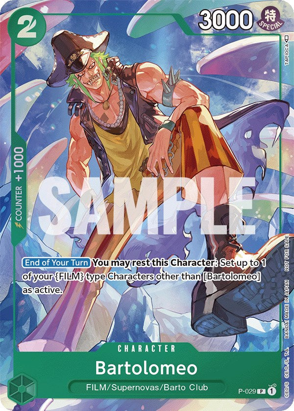 Bartolomeo (Event Pack Vol. 1) [One Piece Promotion Cards] | Silver Goblin