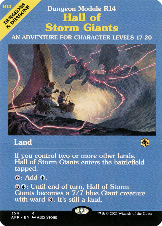 Hall of Storm Giants (Dungeon Module) [Dungeons & Dragons: Adventures in the Forgotten Realms] Foil