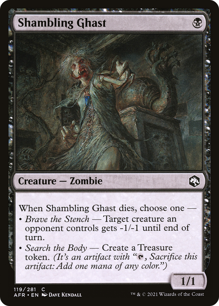 Shambling Ghast [Dungeons & Dragons: Adventures in the Forgotten Realms] Foil