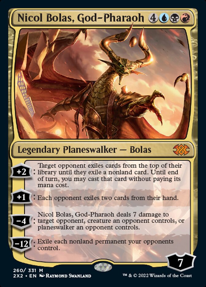 Nicol Bolas, God-Pharaoh [Double Masters 2022] | Silver Goblin