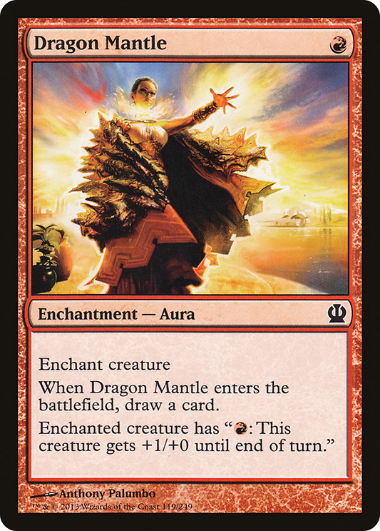 Dragon Mantle [Theros] Foil