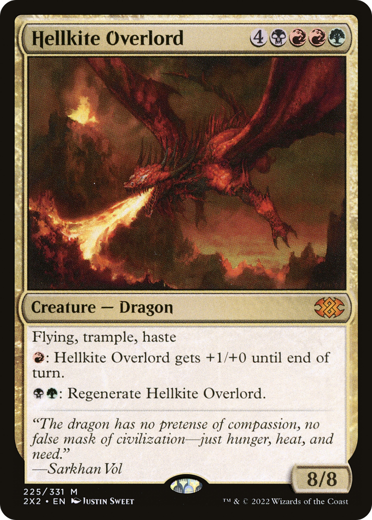 Hellkite Overlord [Double Masters 2022] Foil
