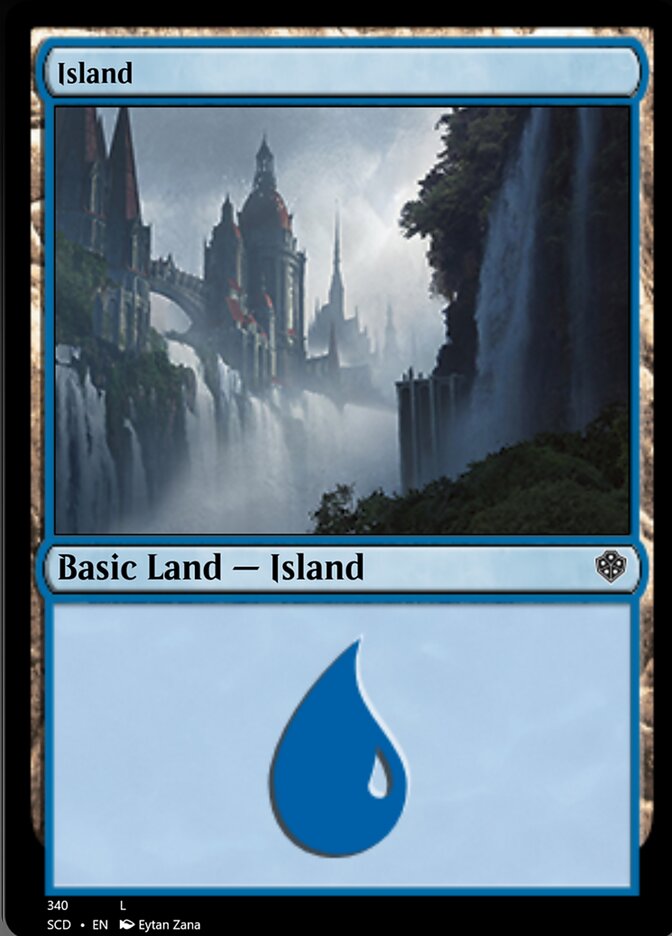 Island (340) [Starter Commander Decks] | Silver Goblin