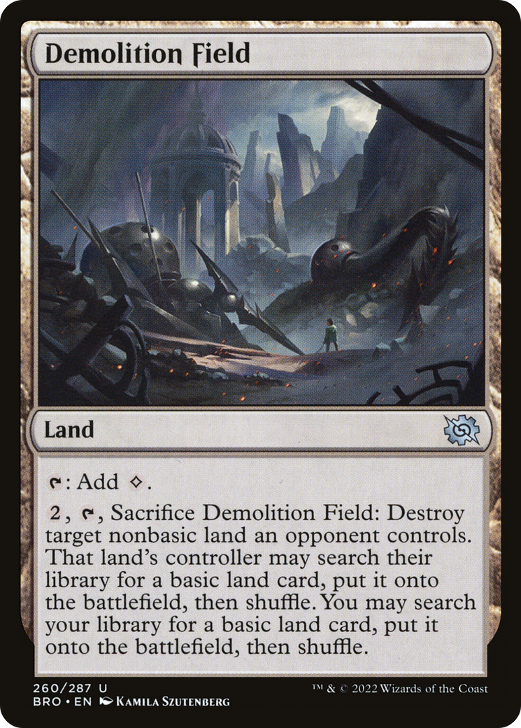 Demolition Field [The Brothers' War] Foil