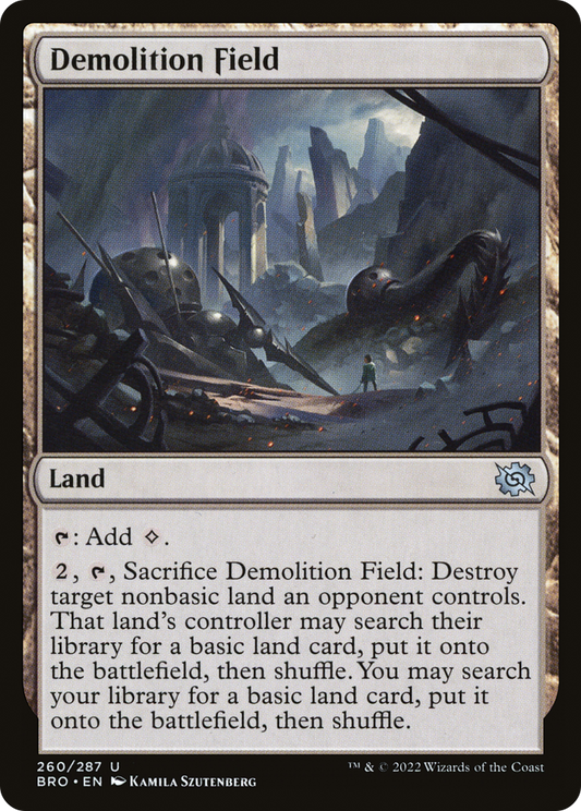 Demolition Field [The Brothers' War] Foil