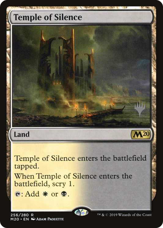 Temple of Silence (Promo Pack) [Core Set 2020 Promos] Foil