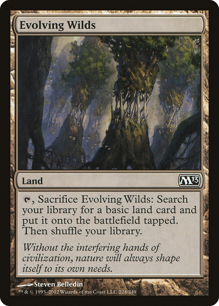 Evolving Wilds [Magic 2013] Foil