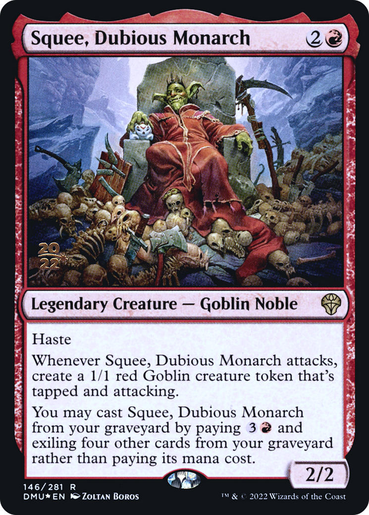 Squee, Dubious Monarch [Dominaria United Prerelease Promos] | Silver Goblin