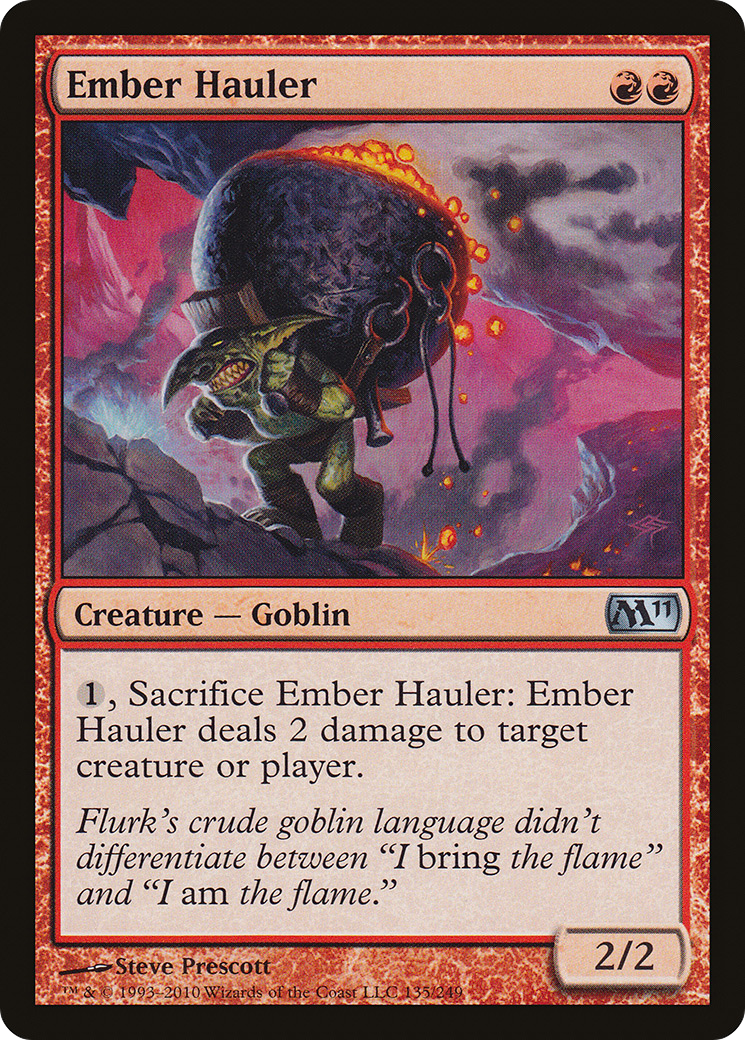 Ember Hauler [Magic 2011] Foil