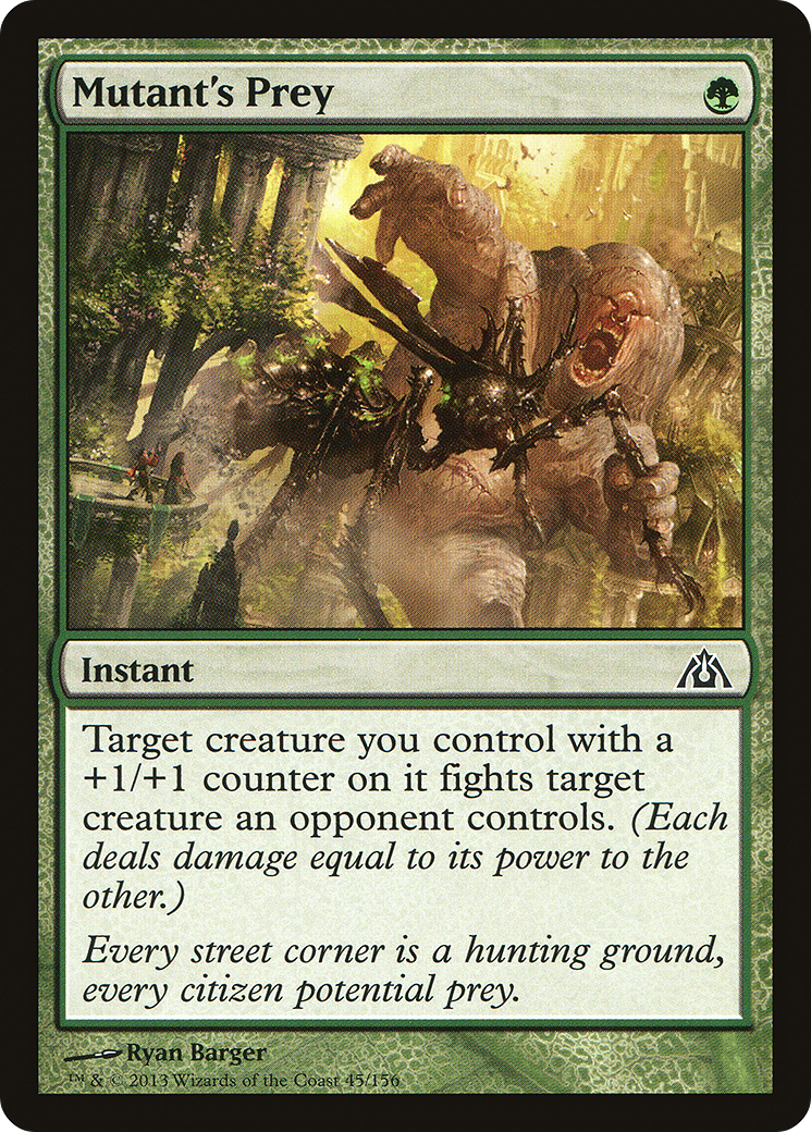 Mutant's Prey [Dragon's Maze] Foil