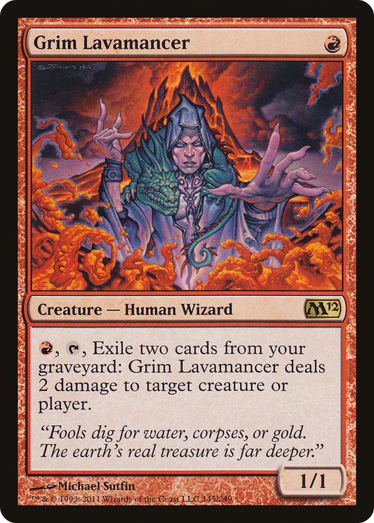 Grim Lavamancer [Magic 2012] Foil
