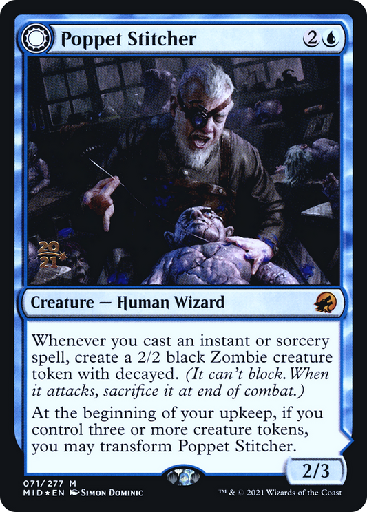 Poppet Stitcher // Poppet Factory [Innistrad: Midnight Hunt Prerelease Promos]