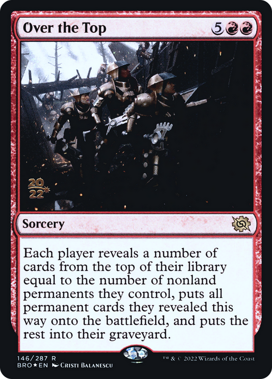 Over the Top [The Brothers' War Prerelease Promos]