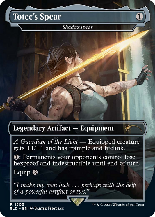 Totec's Spear - Shadowspear [Secret Lair Drop Series] Foil