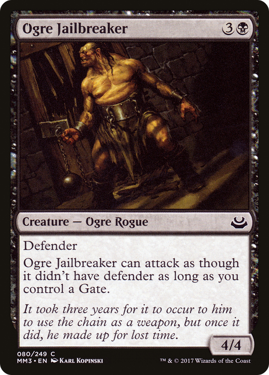 Ogre Jailbreaker [Modern Masters 2017] Foil