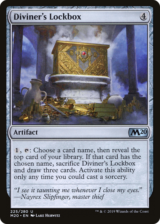 Diviner's Lockbox [Core Set 2020] Foil