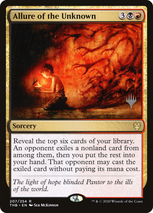 Allure of the Unknown (Promo Pack) [Theros Beyond Death Promos] Foil