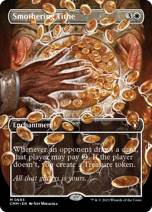 Smothering Tithe (Borderless Alternate Art) [Commander Masters]