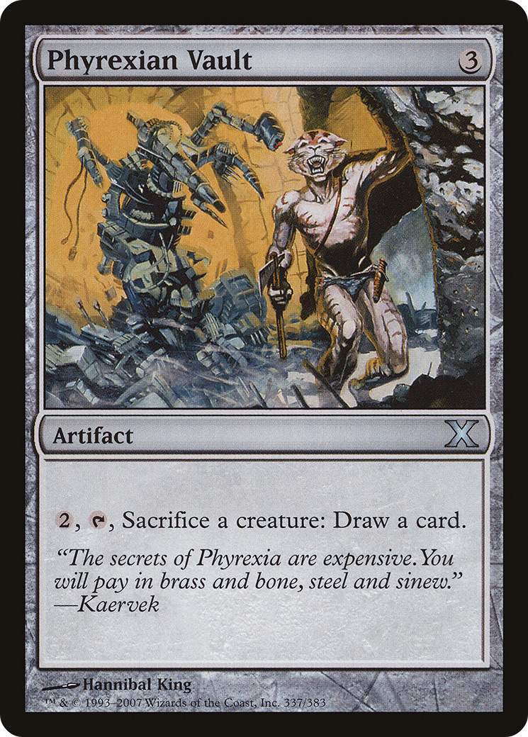 Phyrexian Vault [Tenth Edition] Foil