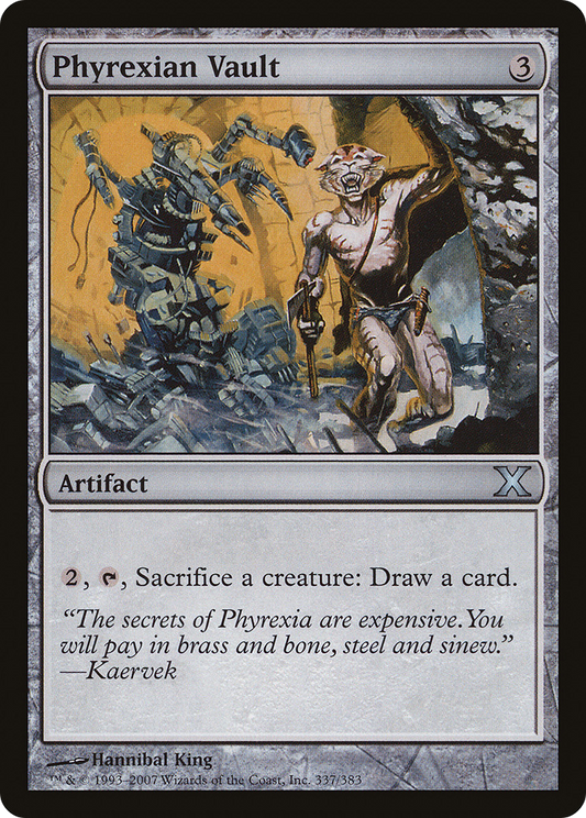 Phyrexian Vault [Tenth Edition] Foil