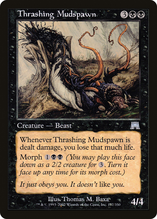 Thrashing Mudspawn [Onslaught] Foil