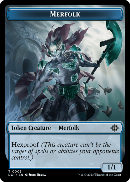 Map // Merfolk (0005) Double-Sided Token [The Lost Caverns of Ixalan Tokens] Foil