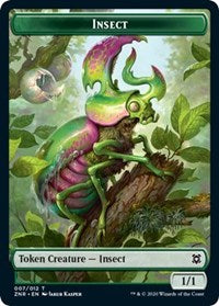 Insect // Kor Warrior Double-Sided Token [Zendikar Rising Tokens] | Silver Goblin