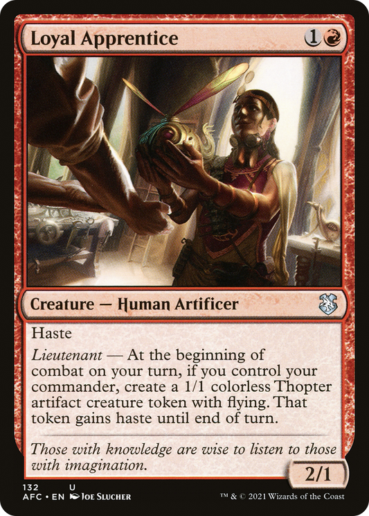 Loyal Apprentice [Dungeons & Dragons: Adventures in the Forgotten Realms Commander]