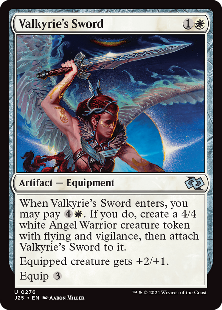 Valkyrie's Sword [Foundations Jumpstart] | Silver Goblin