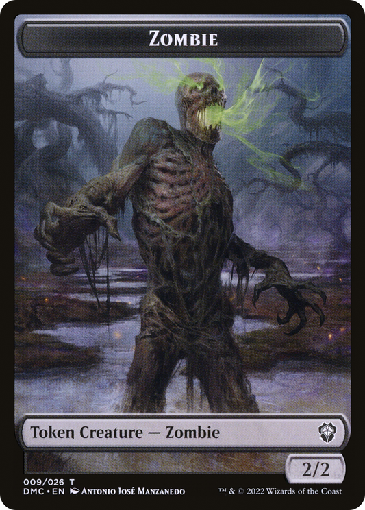 Zombie Token [Dominaria United Commander Tokens]