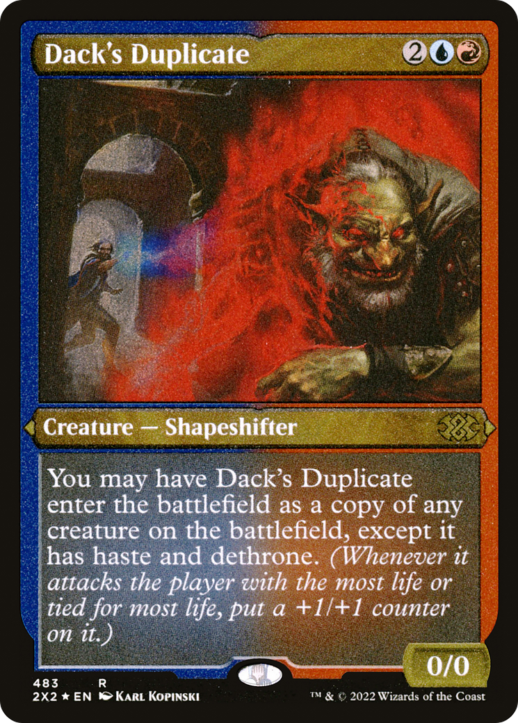 Dack's Duplicate (483) Etched Foil - Double Masters 2022