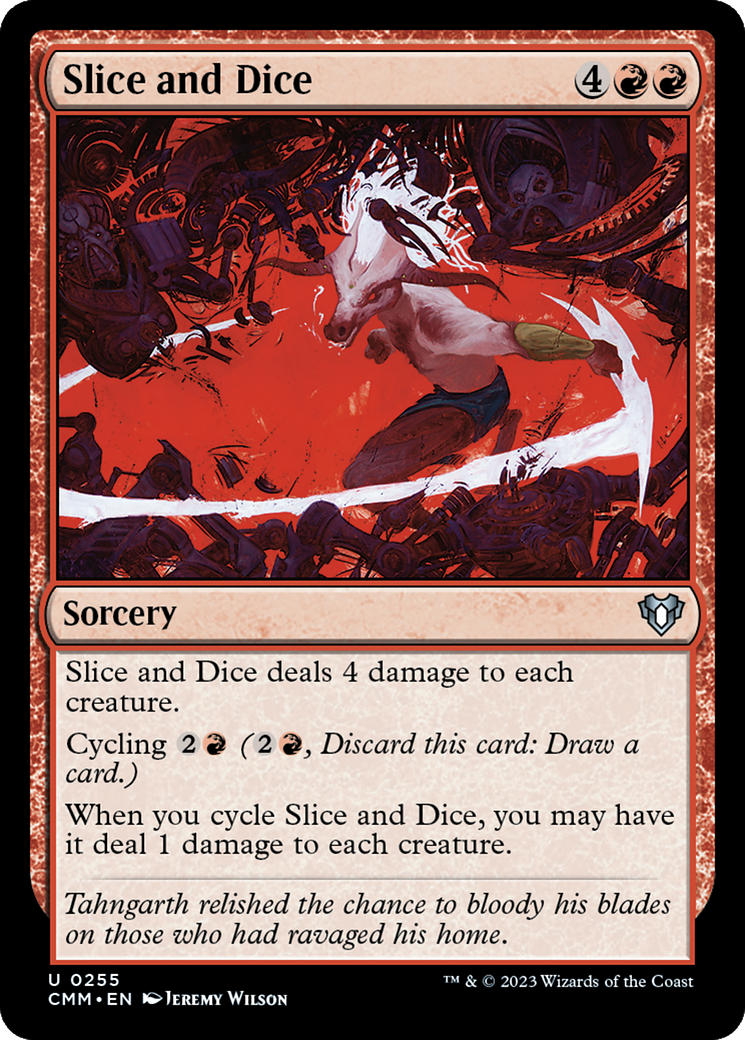 Slice and Dice [Commander Masters] Foil