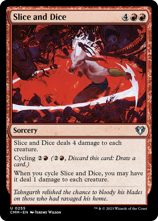 Slice and Dice [Commander Masters] Foil
