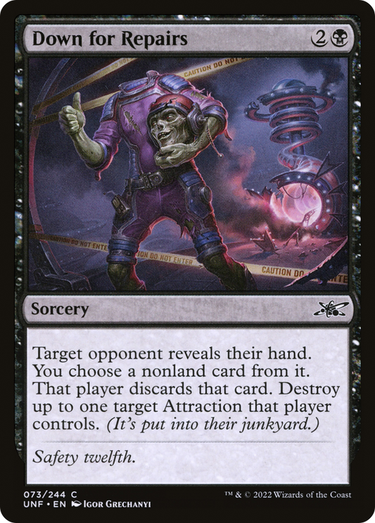 Down for Repairs [Unfinity] Foil