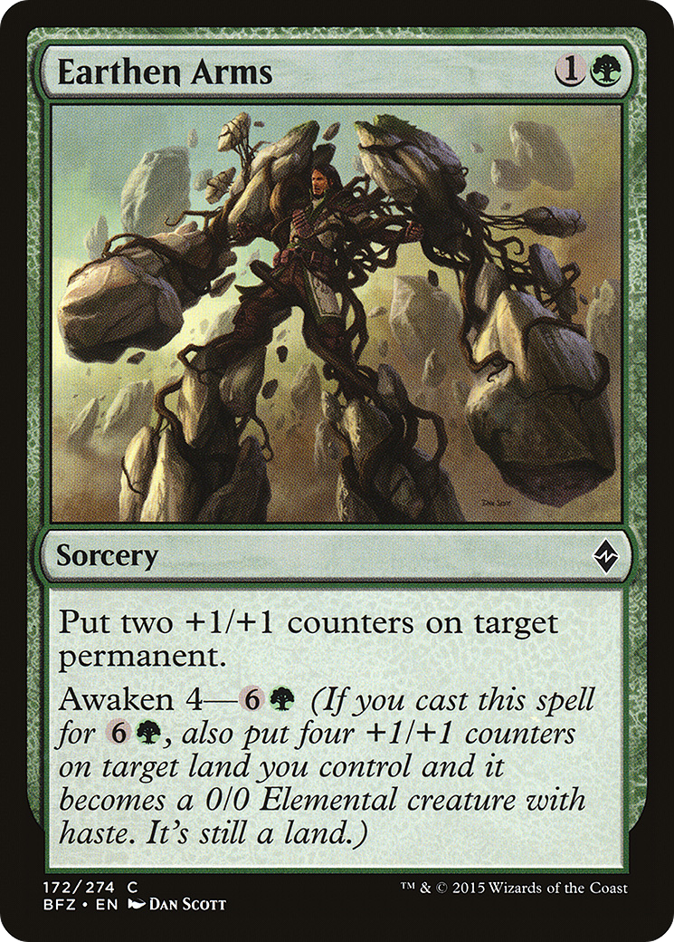 Earthen Arms [Battle for Zendikar] Foil