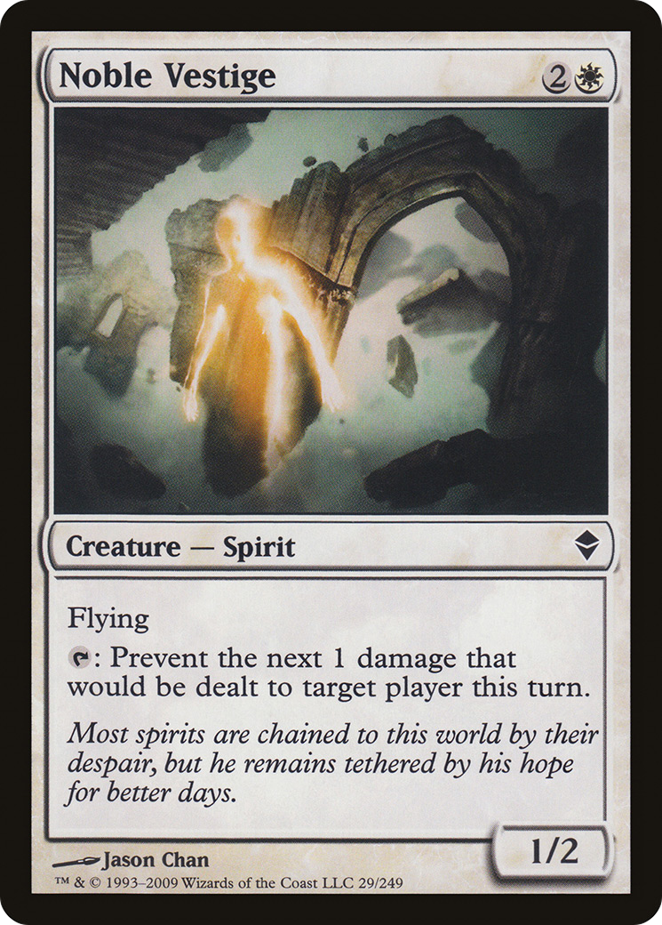Noble Vestige [Zendikar] Foil