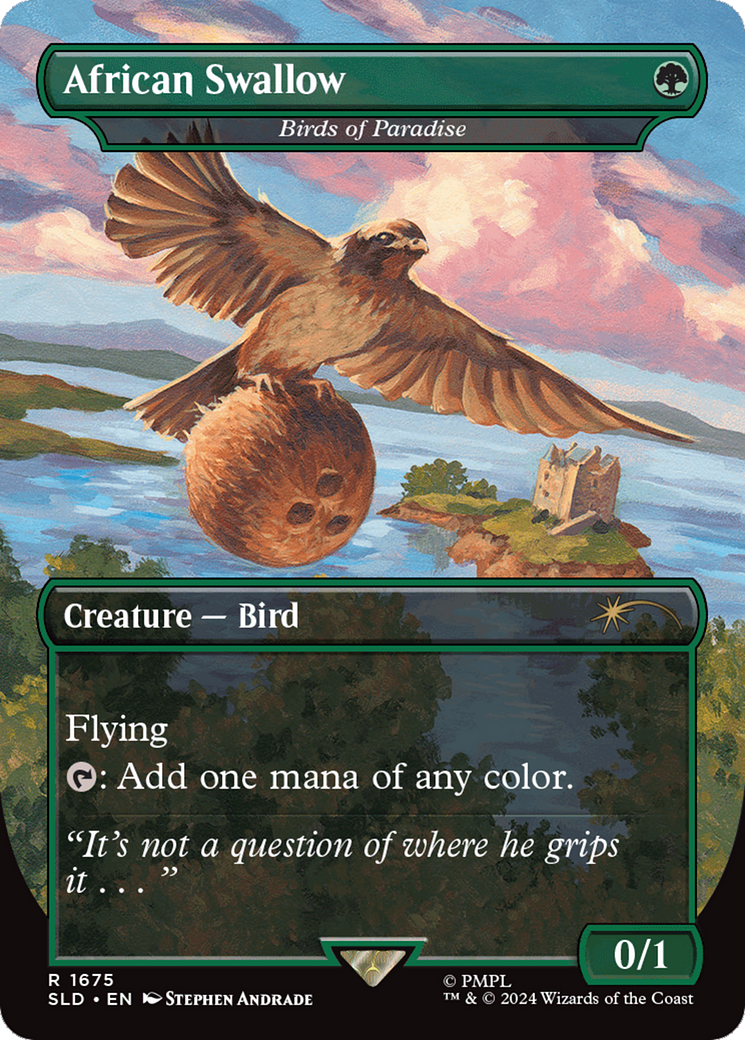 Birds of Paradise (African Swallow) // Birds of Paradise (European Swallow) (1675) - Secret Lair Drop