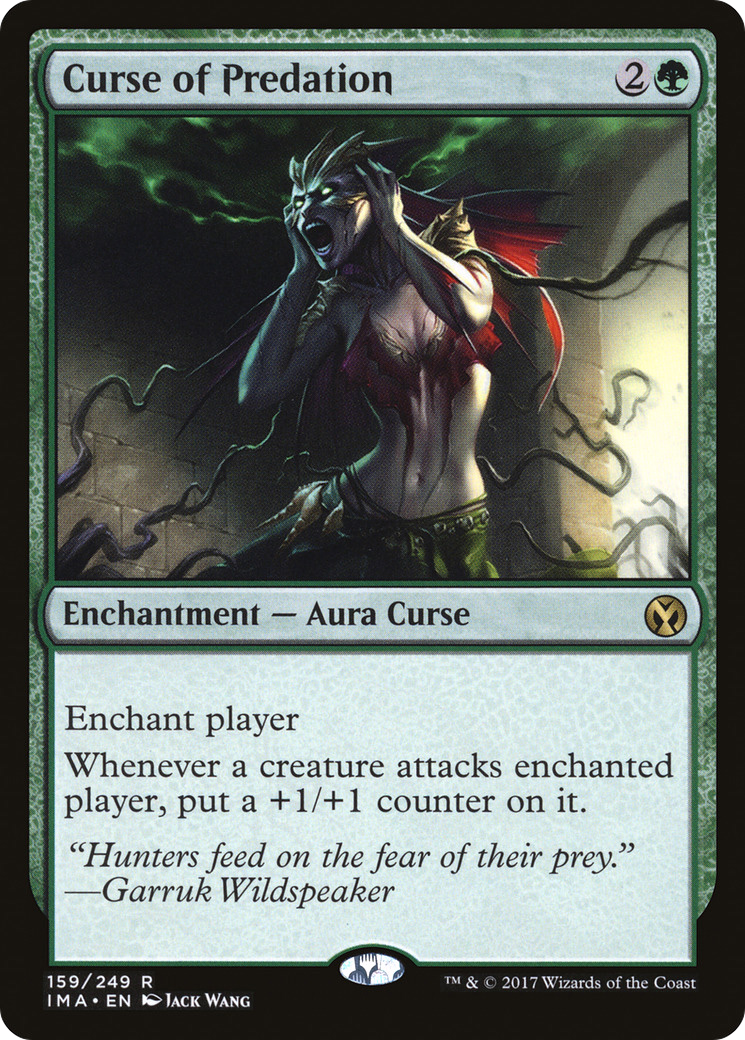 Curse of Predation [Iconic Masters] Foil