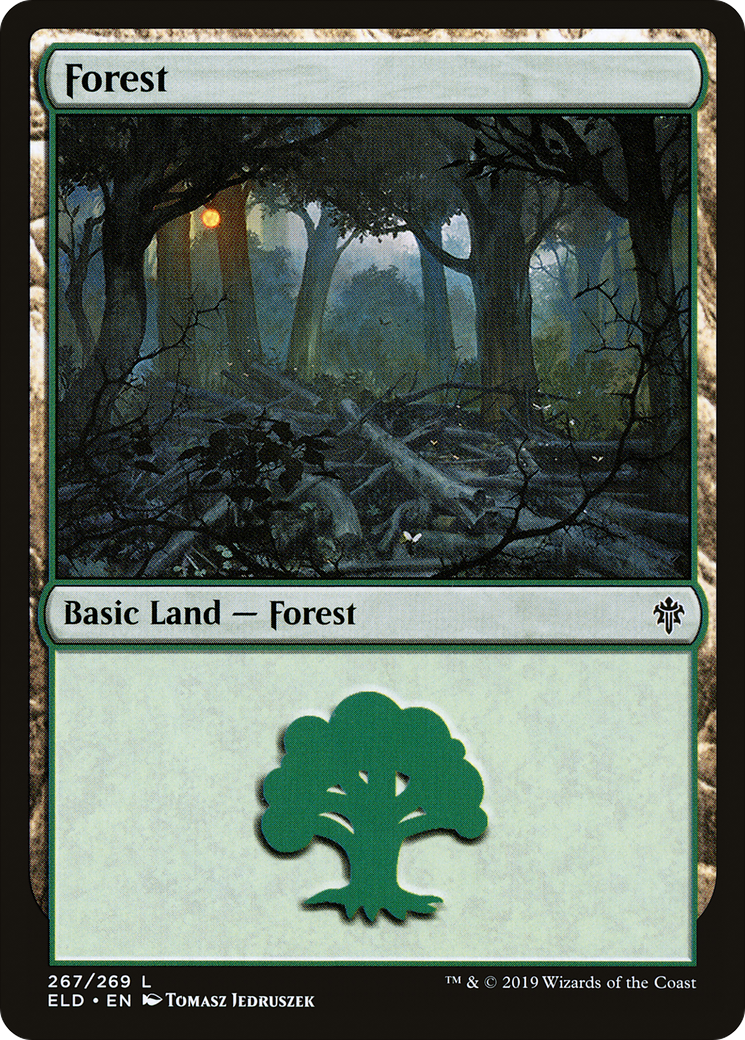 Forest (267) [Throne of Eldraine] Foil