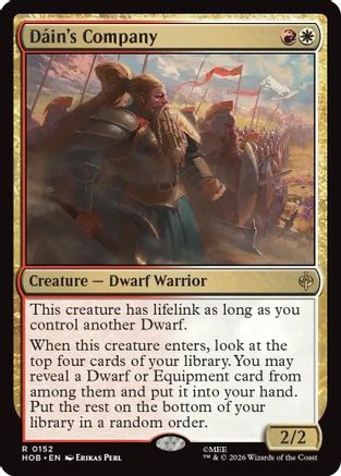 Dain's Company (152) - The Hobbit