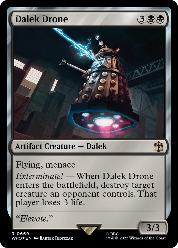 Dalek Drone (669) Surge Foil - Doctor Who