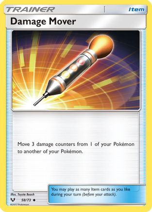 Damage Mover (58) Reverse Holofoil - Shining Legends