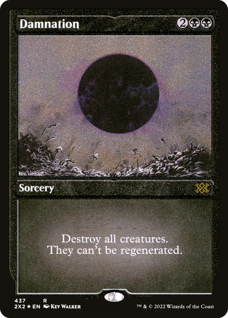 Damnation (437) Etched Foil - Double Masters 2022